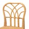 Bali & Pari Monaco Modern Bohemian Natural Rattan and Mahogany Wood Counter Stool 235-13138-ZORO - alternate 10
